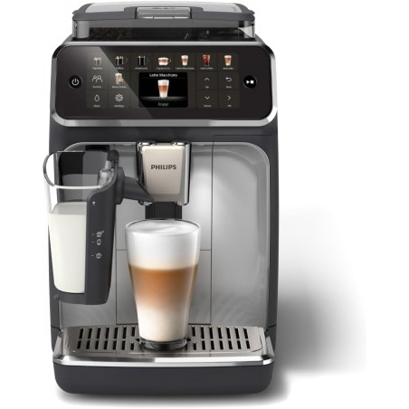 Cafetera expreso Philips Serie 5500: 20 bebidas frías y calientes, jarra LatteGo fácil de limpiar