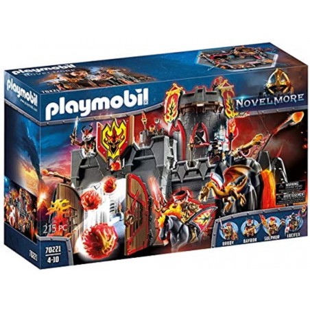 PLAYMOBIL 70221- Novelmore - Forteresse volcanique des chevaliers Burnham Raiders - Nouveauté 2020