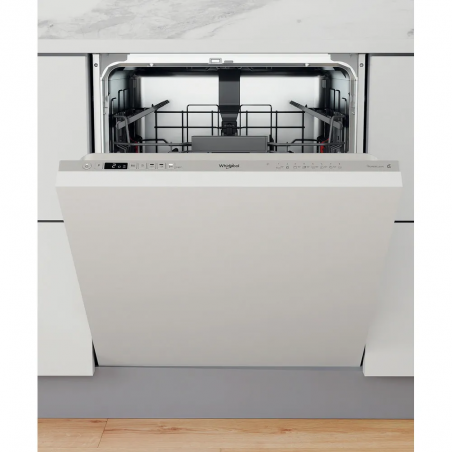 WHIRLPOOL - Silver built-in dishwasher, 60cm, PowerClean Pro - W3ID734S