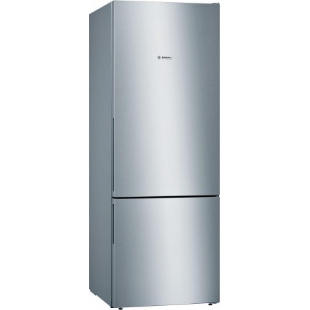 Bosch KGV58VLEAS, Serie 4, Frigorífico-congelador, 191 x 70 cm, 377 L / 126 L, Acero inoxidable