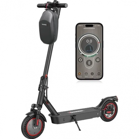 Trottinette électrique avec sac i9Max-iScooter-Pneus 10''-500W-10Ah-Autonomie 30-40km-pliable