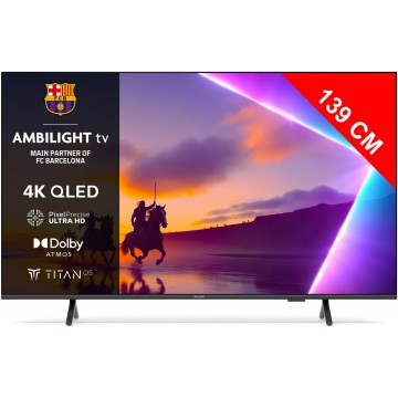 PHILIPS - TV QLED 4K 139 cm 55PUS8550 139 cm 4K UHD Ambilight