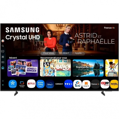 Samsung 75U7000F - TV LED de 75" (190 cm) - 4K UHD 3840x2160 - HDR10+ - Smart TV - Hub de jogos - 3xHDMI - Wi-Fi
